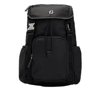 BOSS Matte-twill backpack with double monogram and full lining - Style BB_Backpack, 50516809 Black pcs.