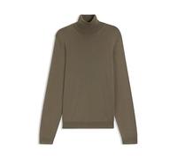 BOSS Mens Musso-P Merino-Wool Rollneck Sweater in a Slim fit