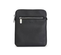 BOSS Mens New Crosstown Envel. Embossed-logo envelope bag in Italian leather Size One Size