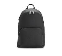 BOSS Backpack in grained Italian leather with smart sleeve - Style New Crosstown_S Bckp, 50536142 Black pcs.