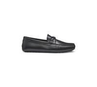 BOSS Leather driver moccasins with bow trim - Style Noel_Mocc_ltlctb, 50557676 Black 8