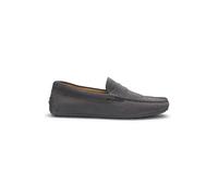 BOSS Mens Noel Mocc Suede Moccasins with Penny Trim Size