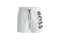 BOSS Men's Octopus Swim Short, White100,