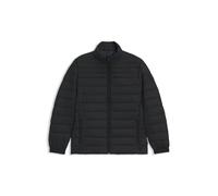 BOSS Mens Oden2 Packable Water-Repellent Padded Jacket with Logo Badge Black