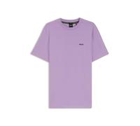 BOSS Mens Orange Tales T-Shirt with Logo Patch Premium