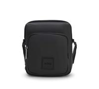 BOSS Mens Oryo NS Zip Coated fabric reporter bag with logo patch Size One Size