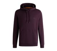 BOSS Mens Over The Head Hoodie Long Sleeve Cotton Open Purple XL