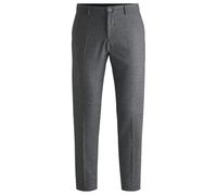 BOSS Mens P-Genius-CW-WG-244 Slim-fit Trousers in Stretch Flannel