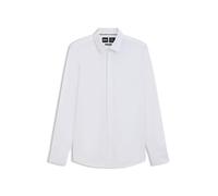 BOSS Mens P-HANK-s-kent-C1-222 Performance-Stretch Slim-fit Shirt in Cotton-Blend Jersey