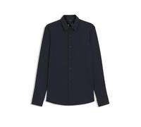 BOSS Mens P-HANK-s-kent-C1-222 Performance-Stretch Slim-fit Shirt in Cotton-Blend Jersey Blue