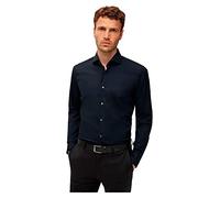 BOSS Mens P-HANK-spread-C1-222 Easy-Iron Slim-fit Shirt in Cotton-Blend poplin