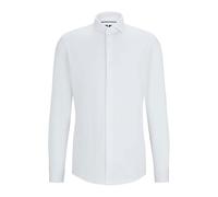 Boss Mens P-Hank Spread Collar Slim Shirt - White - 16.5 in - White - 61% Cotton/39% Polyester