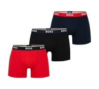 BOSS Mens Pack Boxer Shorts Red/Navy/Black S