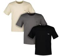 BOSS Mens Pack Classic T-Shirt Beige/Charcoal/Black S