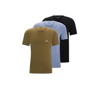 BOSS Mens Pack Classic T-Shirt Green/Navy/Blue S