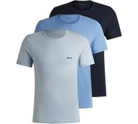 BOSS Mens Pack Classic T-Shirt Navy/Blue/Blue M