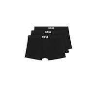Hugo Boss Boxer Briefs 3-Pack Logo Waistband Black L