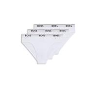 BOSS Mens Pack Of Logo Waistband Briefs White XXL