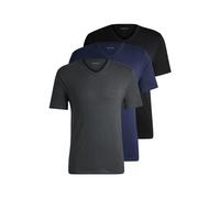 BOSS Three-pack of V-neck T-shirts in cotton jersey - Style TShirtVN 3P Classic, 50475285 Light Blue XXL