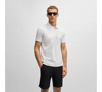 Boss Mens Paddy 3 Polo Shirt in White Cotton - Size 2XL