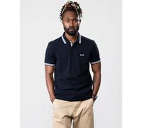 BOSS Men's Paddy Curved Polo Shirt, Dark Blue402, S
