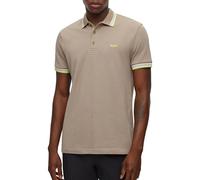BOSS Mens Paddy Contrast-Logo Paddy Polo Shirt in Cotton piqué