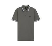 Boss Paddy 10241663 Green Short Sleeve Polo Grey XL Men