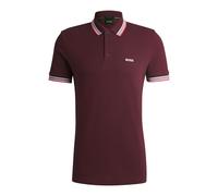 BOSS Mens Paddy Contrast-Logo Paddy Polo Shirt in Cotton piqué