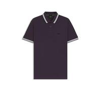 BOSS Mens Paddy Contrast-Logo Paddy Polo Shirt in Cotton piqué