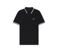 BOSS Cotton-piqué Paddy polo shirt with contrast logo - Style Paddy, 50469055 Dark Blue 4XL