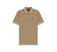 BOSS Mens Paddy Contrast-Logo Paddy Polo Shirt in Cotton piqué
