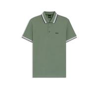 BOSS Mens Paddy Contrast-Logo Paddy Polo Shirt in Cotton piqué