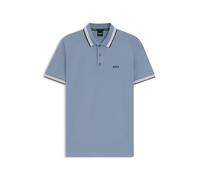 BOSS Mens Paddy Contrast-Logo Paddy Polo Shirt in Cotton piqué