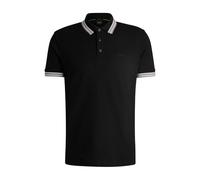 BOSS Mens Paddy Contrast-Logo Paddy Polo Shirt in Cotton piqué