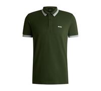 BOSS Mens Paddy Contrast-Logo Paddy Polo Shirt in Cotton piqué