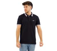 BOSS Men's Paddy Curved Polo Shirt, Dark Blue402, M