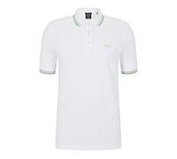 BOSS Men's Paddy Curved Polo Shirt, Natural101, XXL
