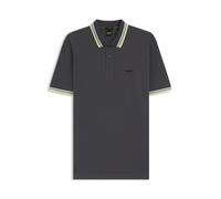 BOSS Mens Paddy Polo Shirt Short Sleeve Lifestyle Cotton Charcoal Green 029 L