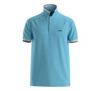 BOSS Mens Paddy Polo Shirt Short Sleeve Lifestyle Cotton Pastel Blue 455 M