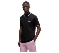 BOSS Mens Paddy Pro Contrast-Logo Polo Shirt in a Cotton Blend