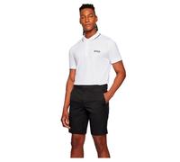 BOSS Cotton-blend polo shirt with contrast logos - Style Paddy Pro, 50469102 White S