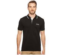 BOSS Men's Paddy Pro Short Sleeve Polo Shirt, Black, Medium