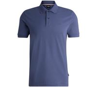 Boss Mens Pallas Embroidered Logo Polo Shirt in Navy Cotton - Size Small