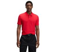 Boss Mens Pallas Polo Shirt in Red Cotton - Size Small
