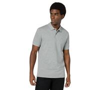 BOSS Men's Pallas Short Sleeve Pique Polo Shirt, Silver Grey, Large