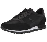 BOSS Men's Parkour Runn Sneakers, Black Onyx, 7 UK
