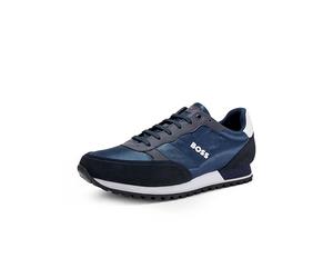 BOSS Men's Parkour Runn Sneakers, Sky Captain Navy, 10 UK