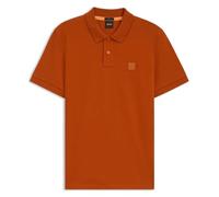 BOSS Mens Passenger Polo Shirt Short Sleeve Cotton Open Orange 842 XXL