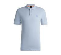 BOSS Mens Passenger Stretch-Cotton Slim-fit Polo Shirt with Logo Patch
