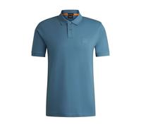 BOSS Mens Passenger Stretch-Cotton Slim-fit Polo Shirt with Logo Patch